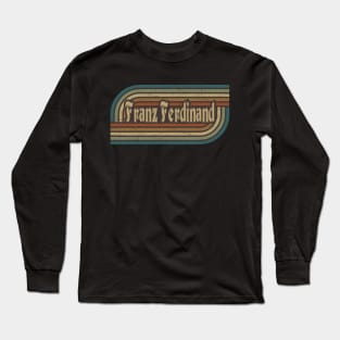 Franz Ferdinand Vintage Stripes Long Sleeve T-Shirt